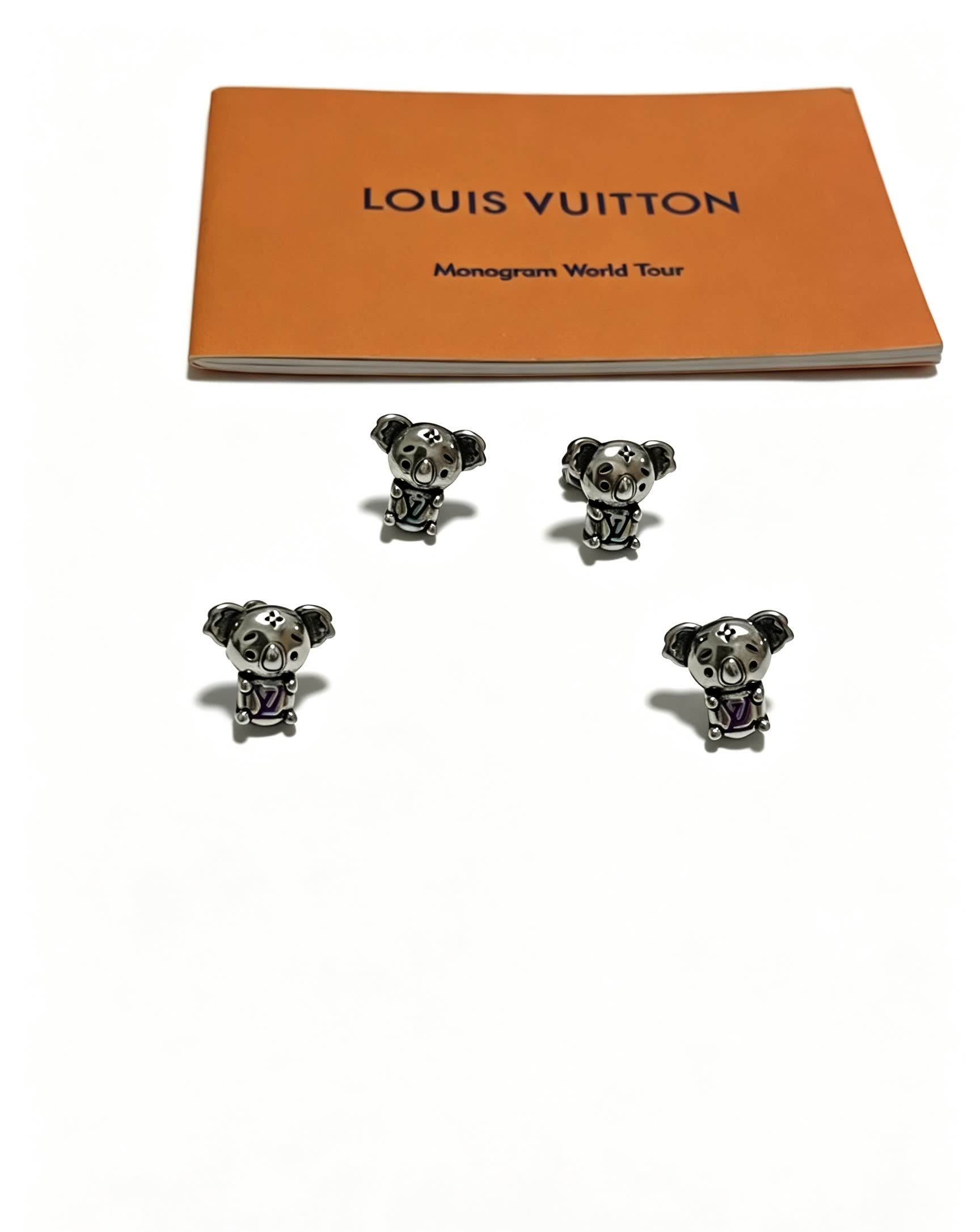 Louis Vuitton Koala Stud Earrings